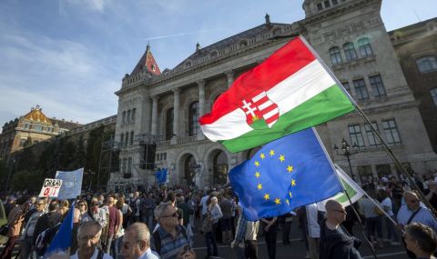 Десетки хиляди протестираха срещу политиката на унгарското правителство в образованието - 1