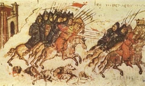 26 юли 811 г. Хан Крум пие вино от черепа на император Никифор I - 1