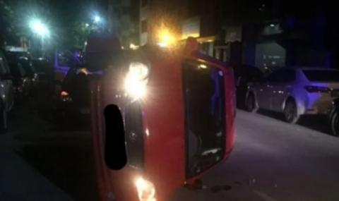 Мъртво пияна преобърна колата си и шашардиса полицаите - 1