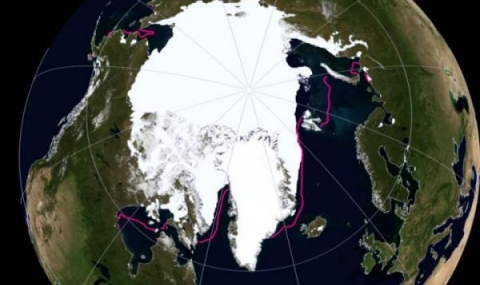 Нов месец, нов рекорд - Арктика се топи (видео) - 1