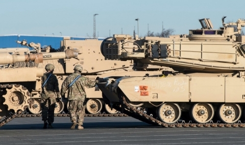 Американски танкове пристигнаха в Естония - 1