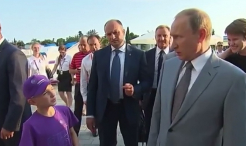 Путин обясни на 11-годишен защо пада рублата - 1