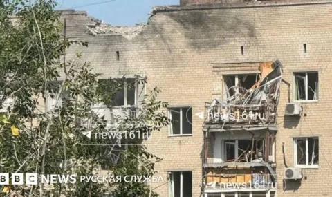 Мъж е ранен при въздушна атака в Ростовска област, повредени са жилищни сгради - 1