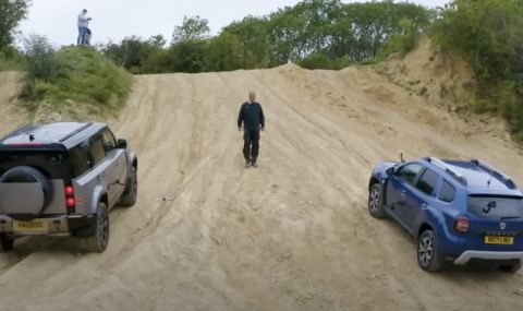 Land Rover Defender и Dacia Duster премериха сили в калта (ВИДЕО) - 1