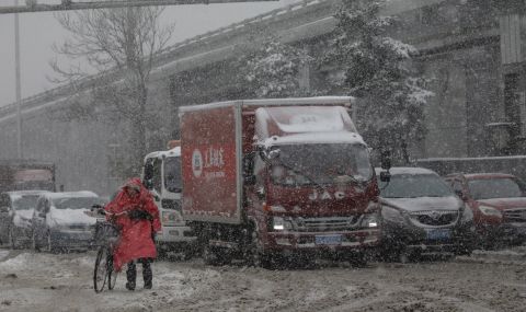 Голям сняг в Китай - 1