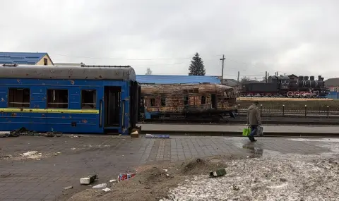 Moscow: We destroyed a train with foreign weapons for the Ukrainian army  - 1