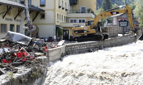 Наводнения и свлачища в Австрия - 1