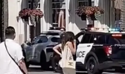 Полицай спря автономен автомобил заради забранен ляв завой, все пак глоба нямаше (ВИДЕО) - 1