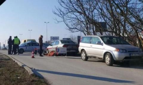Труп на шосето втрещи шофьори на изхода на Пловдив - 1
