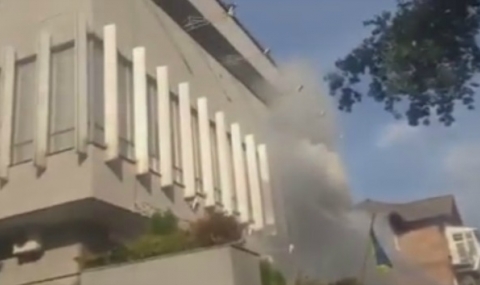 В Киев подпалиха сградата на телевизионния канал „Интер” - 1