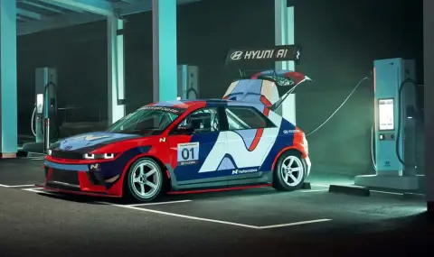Hyundai представи състезателен Ioniq 5 N - 1