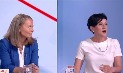 Дани Каназирева и Антоанета Цонева в сериозен спор в бТВ - 1