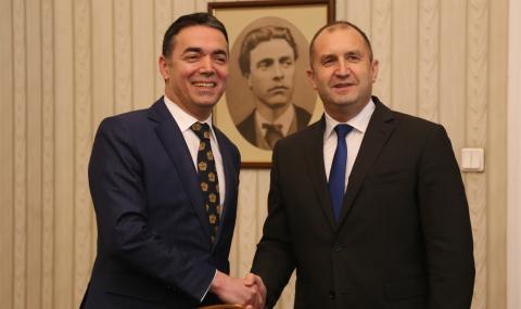 Радев към външния министър на Северна Македония: Предстои ни много работа - 1
