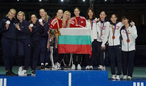 България спечели златен медал в отборното състезание на сабя в Ташкент - 1