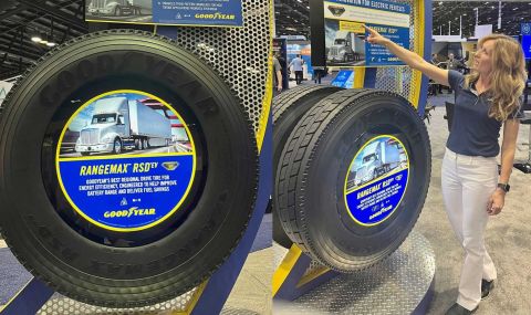 Goodyear разработи специални гуми за електрически камиони - 1