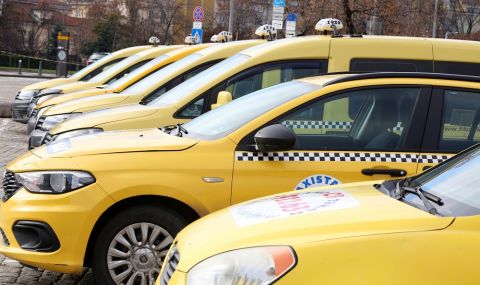 Таксиджии излязоха на протест в София - 1