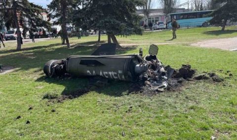 Мощни взривове от ракети в Краматорск  - 1