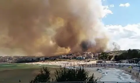 The fire near Sozopol started from a hotel  - 1