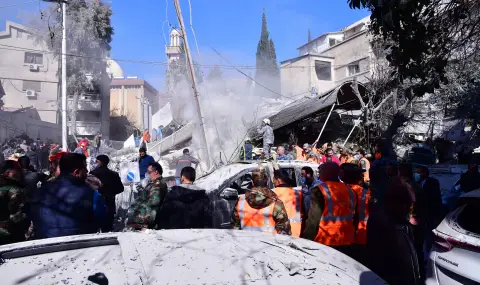 Южната част на Дамаск беше обект на въздушни удари от страна на Израел - 1