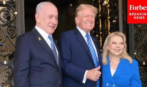 Trump welcomed Netanyahu to his home less than two days ago  - 1