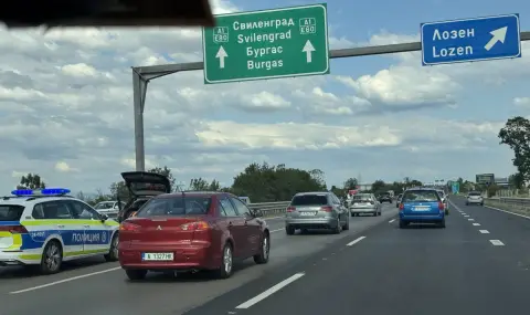 13 км задръстване на АМ "Тракия" - 1