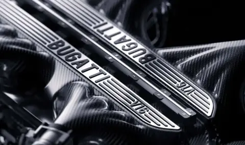 Новото Bugatti ще бъде с V16 хибриден двигател - 1
