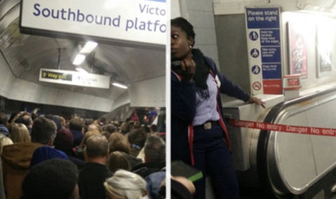 Хаос в лондонското метро, 17 станции затворени - 1