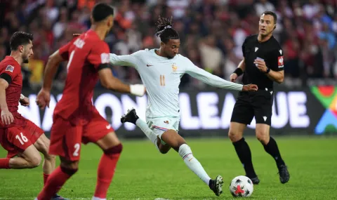 France deceived Turkey in Zidane's debut, Mbappe scored and got injured - 1