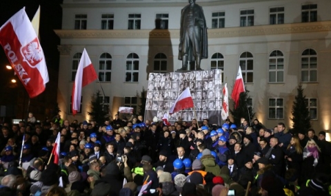 Масови протести в Полша - 1