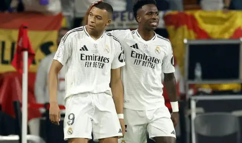 Статистиката говори: Мбапе и Винисиус не се разбират на терена - 1