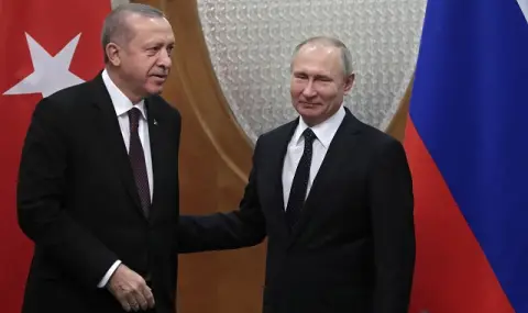 Four eyes! Vladimir Putin talks with Recep Erdogan in Astana  - 1