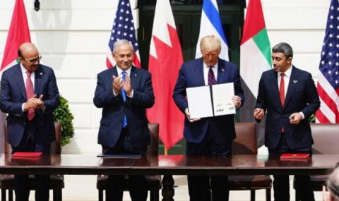 Историческо! ОАЕ и Бахрейн подписаха в Белия дом споразумения за нормализиране на отношенията с Израел - 1