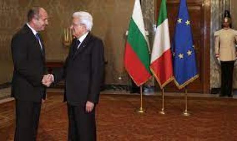 Румен Радев се среща с президента на Италия - 1