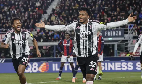 Ювентус измъкна важни три точки от Болоня в битката за Шампионска лига  - 1