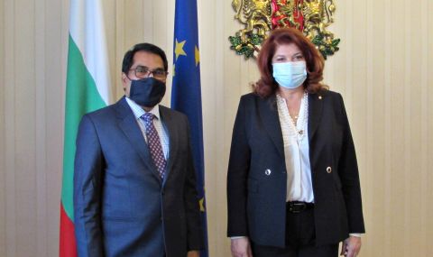 Вицепрезидентът се срещна с новия представител в България на Върховния комисариат на ООН за бежанците - 1