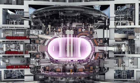 Най-мощният магнит в света на термоядрения реактор ITER може да повдигне самолетоносач - 1