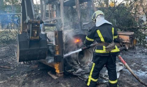 Русия предприе нощна атака с дронове срещу Киев - 1