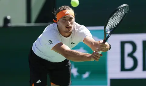 Александър Зверев оцеля в драматичен трилър и се класира за осминафиналите в Маями - 1