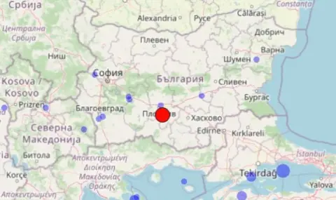 Strong earthquake near Plovdiv  - 1