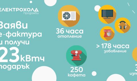 Електрохолд продажби стартира кампания „23 киловатчаса подарък“ - 1