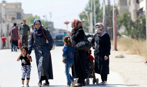 Сирийци се завръщат в освободения Джараблус - 1