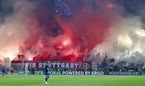 Щутгарт вкара 4 гола и спечели Купата на Германия - 1