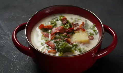 Рецепта на деня: Супа "Тоскана" с наденица и бекон - 1