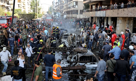 Десетки загинали при смъртоносни експлозии в Ливан - 1