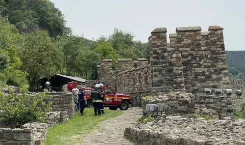 Мъж падна от скала в крепостта „Царевец” - 1