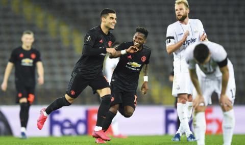 Манчестър Юнайтед продължава да мачка в Лига Европа (ВИДЕО) - 1