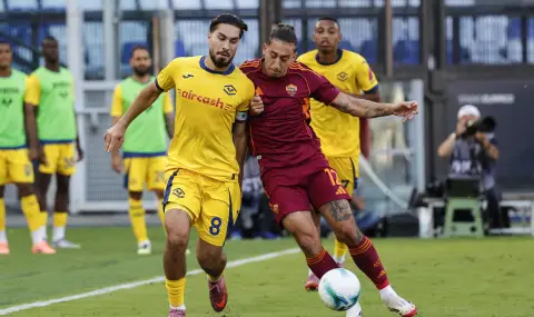 Рома триумфира над Верона и се изкачи на върха в Серия А - 1