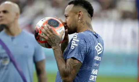 Неймар се разплака пред всички като малко дете - 1