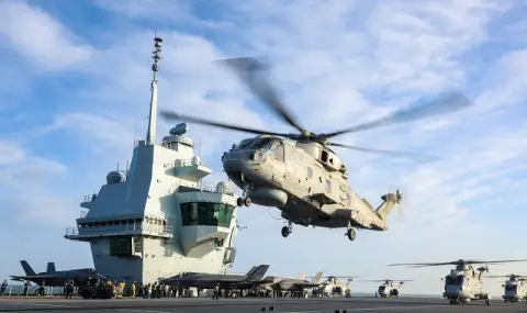 A British military helicopter fell into the English Channel! Royal Navy officer dies  - 1