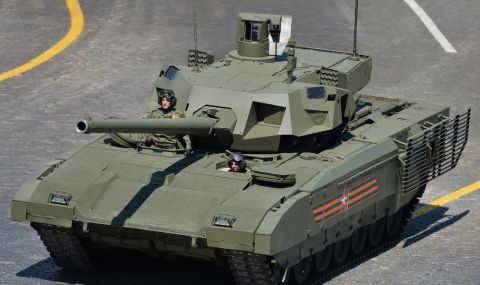Русия използва новия си танк "Т-14 Армата" в Украйна - 1
